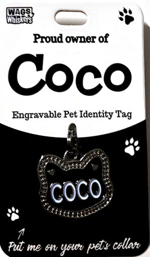 Picture of COCO CAT BLANK ID TAG